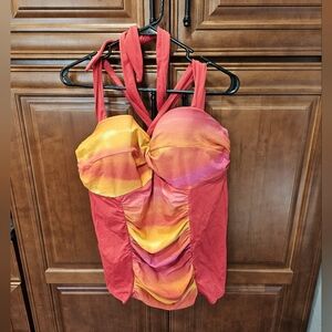 Lane Bryant "Sunset Colors" Tankini #598